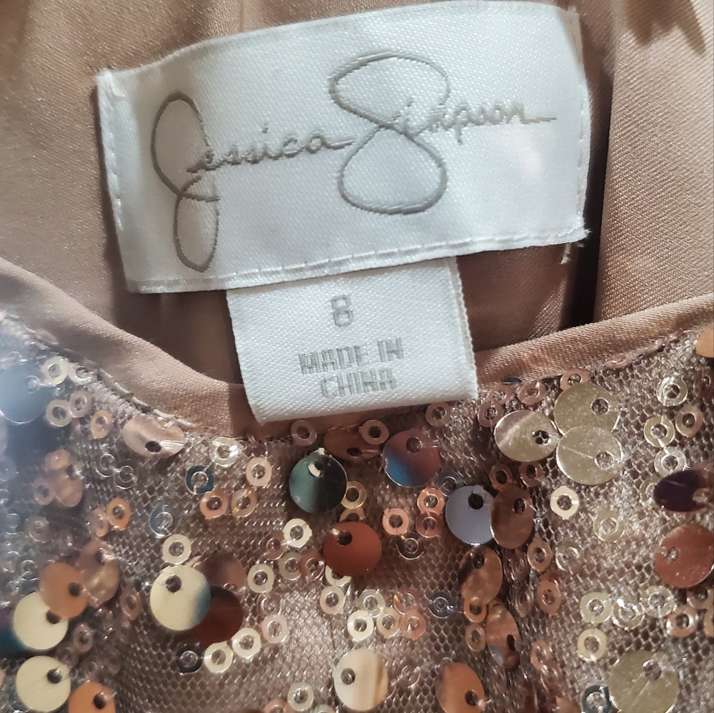Sequen with cheer over dress - Picture 3 of 4